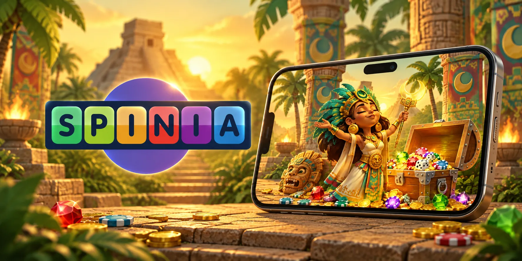 Spinia Casino App-Screenshot